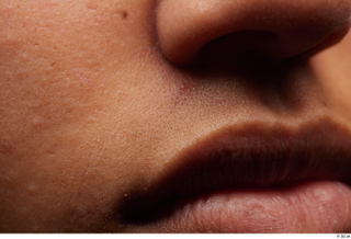 HD Face Skin Umaira cheek face lips mouth skin pores…